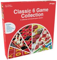 Coleção de jogos Pressman Classic 6 Games Chess Checkers