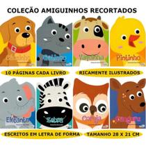 Coleção De Livro Infantil - Amiguinhos Recortados - 8 Livros - Todolivro