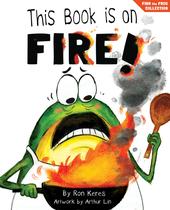 Coleção de livros Finn the Frog Este livro está pegando fogo! Crianças