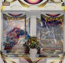 coleção de Pokémon Estampas Ilustradas Estrelas Radiantes-Blister Quádruplo - Copag