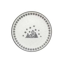 Coleção De Prato Oxford Vilarejo Natalino