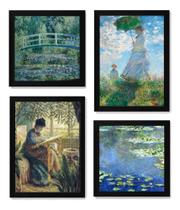 Coleção De Quadros Artes Composição Claude Monet