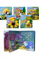 Coleção Dedoches C/ 6 Titulos - infantil cartonado com dedoche com animais divertidos Para bebês e crianças - PÉ DA LETRA Coleção Dedoches C/ 6 Titulos - infantil cartonado com dedoche com animais divertidos Para bebês e crianças - PÉ DA LETRA