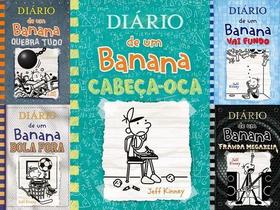 Coleção Diário De Um Banana Volume 14 ao 18 - Capa Dura - Autor: Jeff Kinney