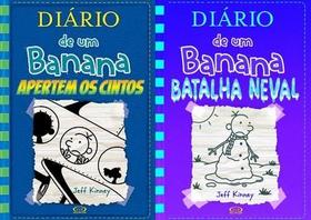 Coleção Diário de Um Banana - Volumes 12 e 13 - Autor: Jeff Kinney - Capa Dura