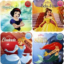 Coleção Disney Minhas primeiras histórias, Cinderela, Bela e a Fera e Branca de Neve - Kit de Livros