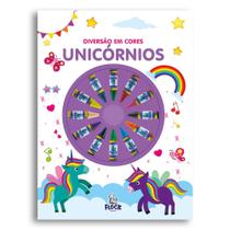 Coleção Diversão em Cores - Livro de Colorir C/ 12 Gizes de Cera - BLU EDITORA Coleção Diversão em Cores - Livro de Colorir C/ 12 Gizes de Cera - BLU EDITORA