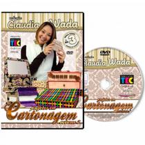 Coleção DVD Projetos em Cartonagem Volume 2 com Forração em Tecidos com Claudia Wada