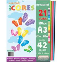 Coleção Ecocores 42fls. 21cores A3 Novaprint Coleção Ecocores 42fls. 21cores A3 Novaprint