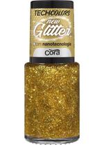 Coleção Esmaltes Techcolors Cora 9ml New Glitter