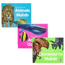 Coleção Explorando O Mundo: Animais Do Mundo, Animais Do Oceano, Dinossauros Do Mundo