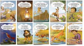 Coleção Fábulas de Esopo com 10 Livros Editora Bombom Books