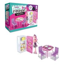 Coleção Fashion Geladeira Acessórios Boneca Lua de Cristal - 7898198172851