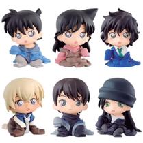 Coleção Figure Toy, anime Detective Conan, 6 unidades