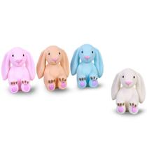 Coleção Figure Toy Anime Sitting Rabbits, 4 peças, modelo Chara Coleção Figure Toy Anime Sitting Rabbits, 4 peças, modelo Chara
