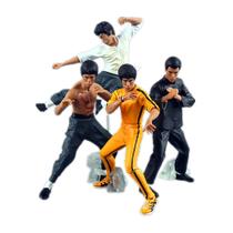 Coleção Figure Toy Bruces Lee, 4 modelos de personagens
