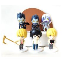 Coleção Figure Toy Death Note Anime, 6 peças, modelo 9,3-10,6 cm Coleção Figure Toy Death Note Anime, 6 peças, modelo 9,3-10,6 cm