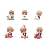 Coleção Figure Toy Madara Anime, 6 peças, modelo 5 cm, PVC