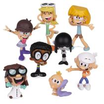 Coleção Figure Toy The Loud House Anime, modelo de 8 peças Coleção Figure Toy The Loud House Anime, modelo de 8 peças