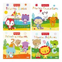 Coleção Fisher Price - 4 livros: Primeiros Conceitos - Kit de Livros
