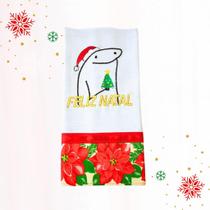 Coleção Flork: Panos de Prato Natalinos Bordados de Alta Qualidade