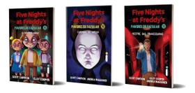 Coleção FNAF Pavores de Fazbear Vols. 9 a 11 Livros Oficiais de Terror Juvenil em Português Five Nights at Freddys Capa Comum