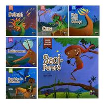 Coleção Folclore Brasileiro - 6 Livros Infantis Ilustrados Grandes 30x30 cm - PÉ DA LETRA Coleção Folclore Brasileiro - 6 Livros Infantis Ilustrados Grandes 30x30 cm - PÉ DA LETRA