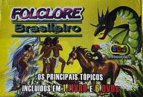 Coleção Folclore Brasileiro - Os principais tópicos incluídos em 1 Livro e 6 DVDs (Novo, Lacrado)