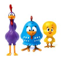 Coleção Galinha Pintadinha Galo Carijó e Pintinho Amarelinho Coleção Galinha Pintadinha Galo Carijó e Pintinho Amarelinho