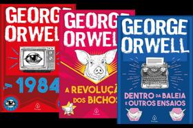 Coleção George Orwell: 1984 + A Revolução dos Bichos + Dentro da Baleia e Outros Contos - Kit de Livros