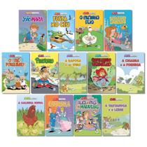 Coleção Gibi é Diversão - 13 Livros - Contos Divertidos - Ilustrados - Educativos