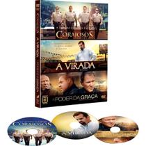Coleção Gospel: Corajosos A Virada e O Poder da Graça 3 DVDs