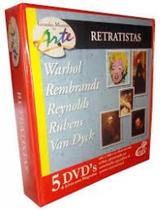 Coleção Grandes Mestres da Arte Retratistas 5 DVDs + Livreto