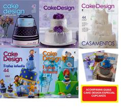 Coleção guia cake design c/ 7 volumes
