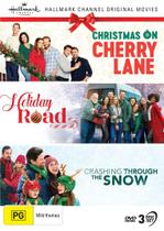 Coleção Hallmark Christmas - 3 Filmes em DVD: Christmas on Cherry Lane, Holiday Road e Crashing Through the Snow