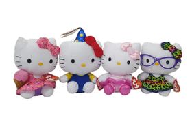 Coleção Hello Kitty Com 4 Pelúcias - By Sanrio - Original - DTC