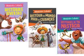 Coleção Histórias por Monteiro Lobato - 3 volumes - Kit de Livros