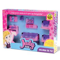 Coleção Judy Sala de TV Moveis Casinha De Boneca Samba Toys