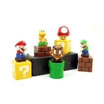 Coleção Kit 5 Miniaturas Nintendo Super Mario Bros - shoptore.br