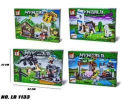Coleção Lego Minecraft Completa - 869 peças - LB1133