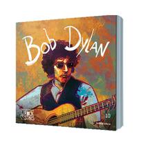 Coleção Livro Da Folha Rock Stars Edição 10 Bob Dylan Com Cartão Postal Colecionável - Folha de S.Paulo