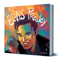 Coleção Livro Da Folha Rock Stars Edição 6 Elvis Presley Com Cartão Postal Colecionável