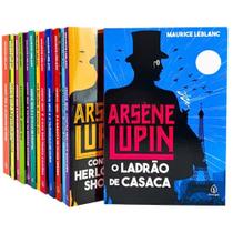 Coleção Livros Arsene Lupin Kit 12 Volumes Por Maurice Leblanc