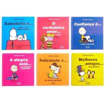 Coleção Livros Snoopy e sua Turma com Ensinamentos Capa Dura Editora VR
