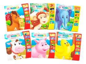 Coleção Livros Sonoros Infantis Animais Conhecendo Os Sons Coleção Livros Sonoros Infantis Animais Conhecendo Os Sons