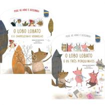 Coleção lobo lobato puxe as abas e descubra (ciranda cultural) - 2 vol: chapeuzinho vermelho + os três porquinhos