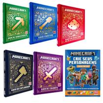 Coleção Minecraft - 5 guias + livro de adesivos Coleção Minecraft - 5 guias + livro de adesivos