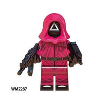 Coleção Mini Figure Toys Sajy Squid Games Personagens