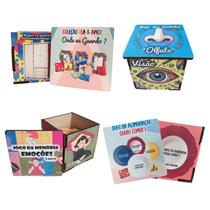 Coleção Mini Jogos Autistas - Combo Percepção Com 4 Jogos Coleção Mini Jogos Autistas - Combo Percepção Com 4 Jogos