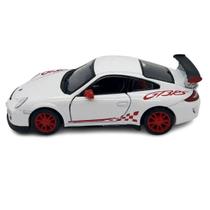 Coleção Miniatura Carro Porsche 911 GT3 RS Branco Escala 1:36